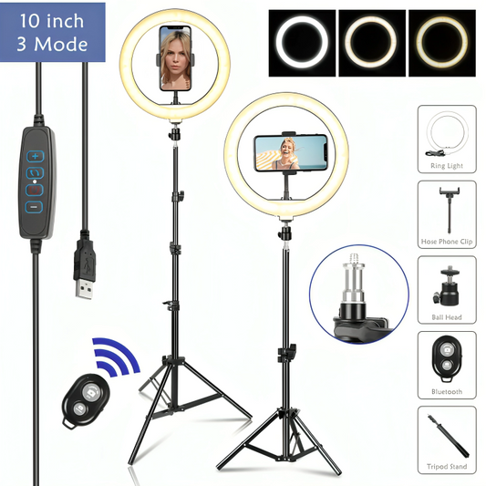 SH 10" LED Ring Light