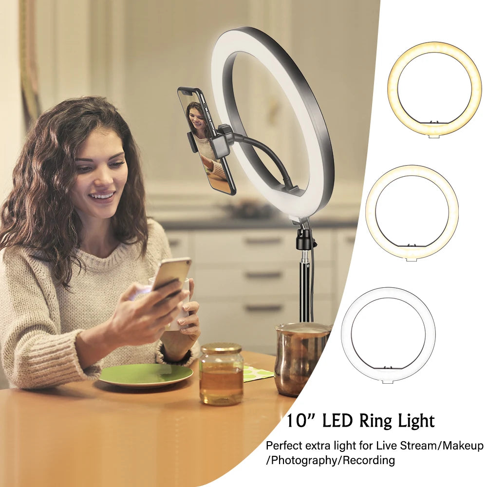 SH 10" LED Ring Light