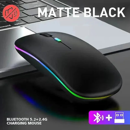 Wireless Rechargeable LED Mouse