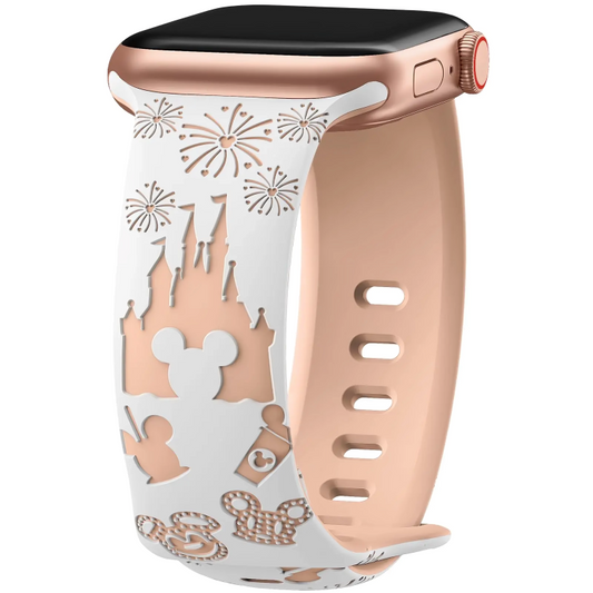 Engraved Silicone Strap for Apple Watch