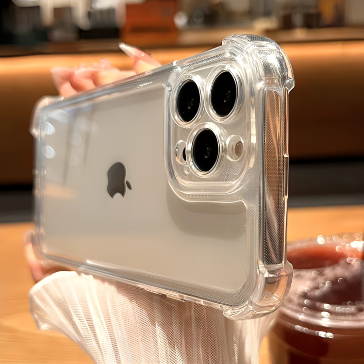 Luxury Shockproof Transparent iPhone Case