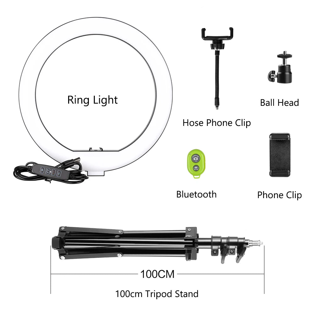 SH 10" LED Ring Light