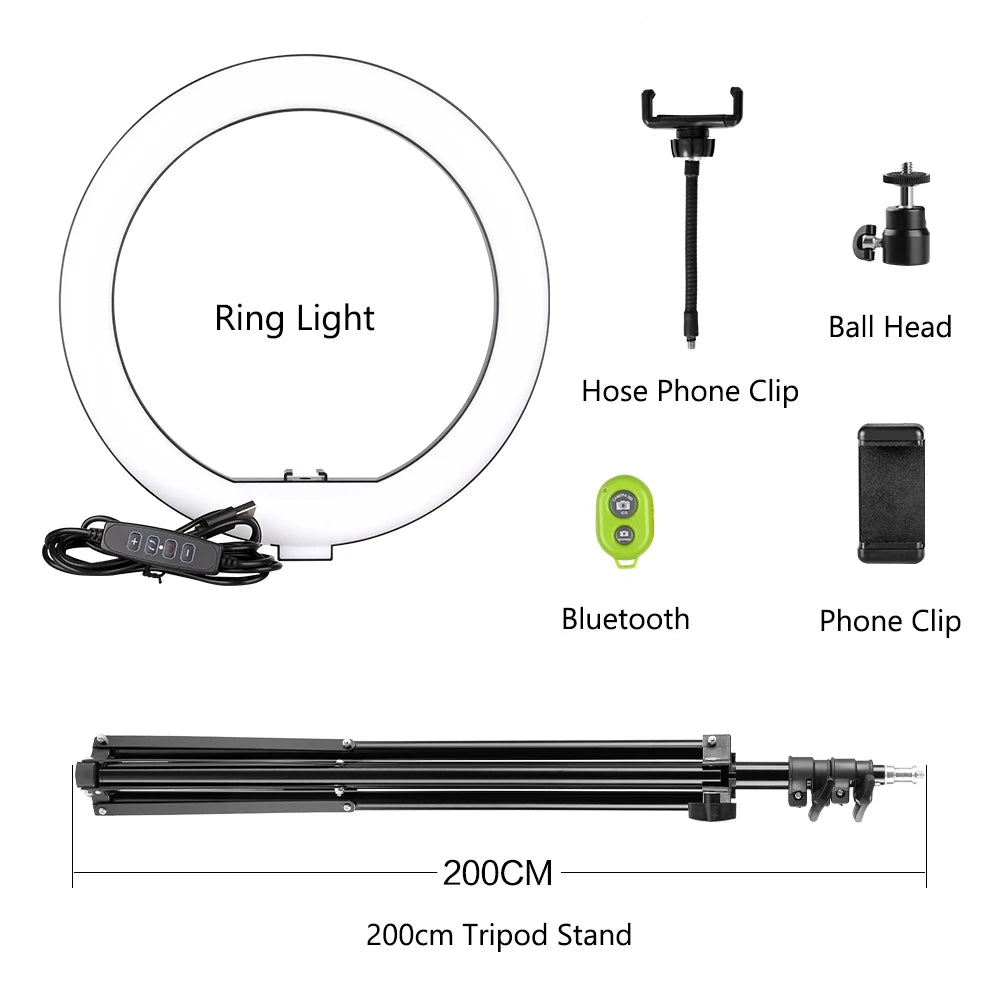 SH 10" LED Ring Light