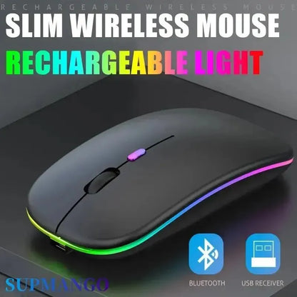 Wireless Rechargeable LED Mouse