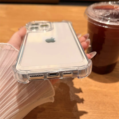 Luxury Shockproof Transparent iPhone Case