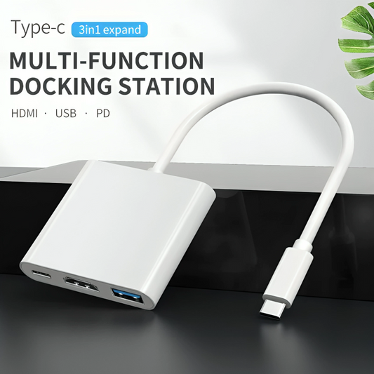 USB-C 3-in-1 HDMI Adapter