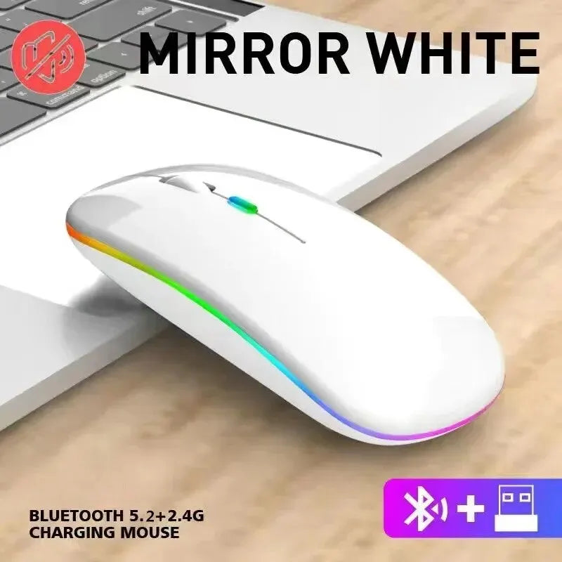 Wireless Rechargeable LED Mouse